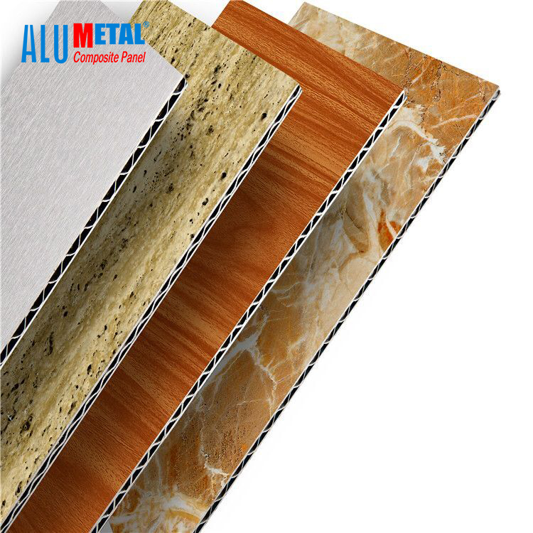 Composite Aluminum Corrugated Panel 3mm PE Coated For Building