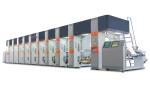 8 Color Rotogravure Printing Machines , Gravure Printing Press Steady Tension