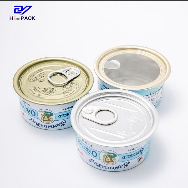 Buy cheap Two Piece Beef Can 50g 80g 100g Round Metal Tin Can For Food Packaging from wholesalers