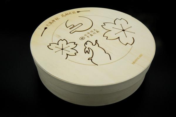 Buy cheap Natural Round Disposable Wooden Box compostable Φ115mm Φ120mm Φ135mm Φ136mm from wholesalers