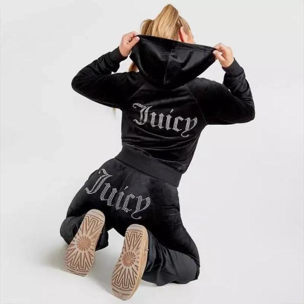 Buy cheap Winter Wear Outfit Female Sweatsuit Set Street Wear Thick Cotton Rhinestone Velour Women Tracksuit from wholesalers
