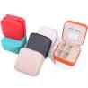 Buy cheap Custom Logo Travel Portable Square Storage Jewelry Box with Mirror in PU Leather from wholesalers