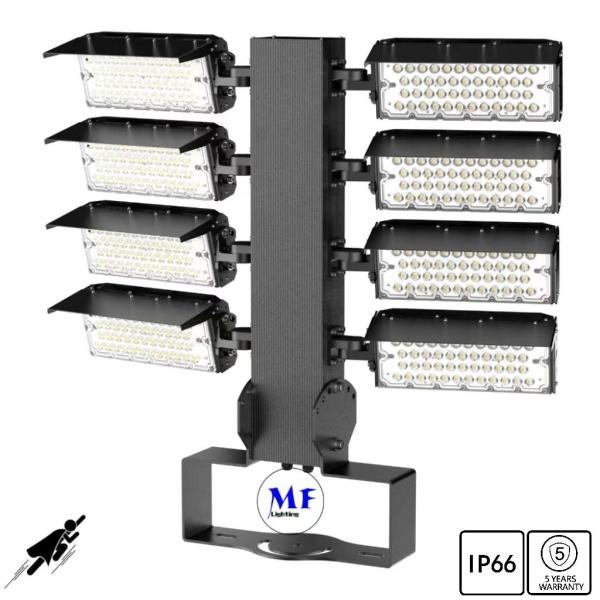 Buy cheap 5 Years Warranty 1200W 6000K LED Sport Stadium Lighting 155lm/W-165lm/W 10° /20° /40° /60° /90° For Sports Field from wholesalers