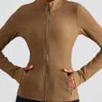 Four Way Stretch Women Zipper Horse Riding Tops Jacket Standing Collar