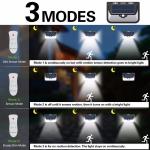 Solar Lights Outdoor, Motion Sensor Light 68 Super Bright LED Wall Lights with
