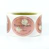 Buy cheap Waterproof Round Sticker Labels Adhesive CMYK Printing Circle Stickers from wholesalers