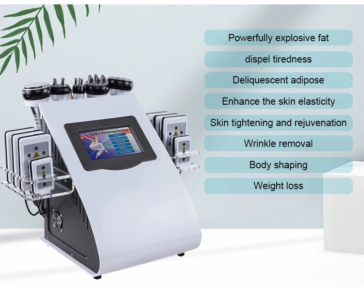 DPL Lipolysis Slim Portable 6in1 Ultrasonic Liposuction Slimming Cavitation Machine Cellulite Removal