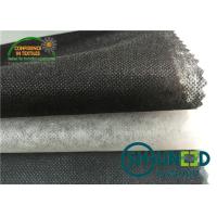 Buy cheap 100% Polyester Base Cloth Non Woven Interlining Black For Garment product
