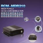 Mini Size SD Card Car Bus DVR Black Box 4G WIFI GPS Tracking System 4CH 1080P