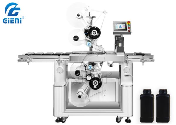 Buy cheap 91mm Belt Cosmetic Double Side Sticker Labeling Machine 250BPM from wholesalers