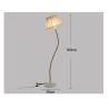 Buy cheap marble bamboo floor lamps living room sofa bedroom standing lamp bedside reading light Nordic fishing lamp from wholesalers
