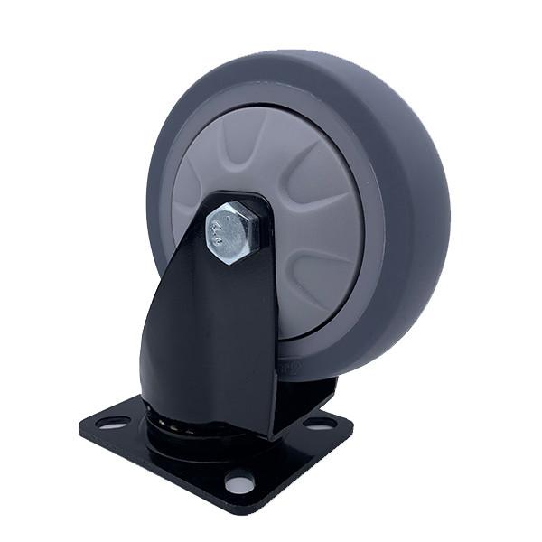 Buy cheap 4'' Swivel Plate Caster TPR Wheel 200 kg Capacity from wholesalers