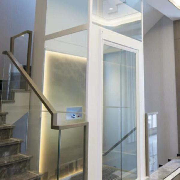 Buy cheap Single Phase Aluminium Alloy Cabin Elevator With 2.9 Meter Long Large Cylinders And Automatic Door from wholesalers