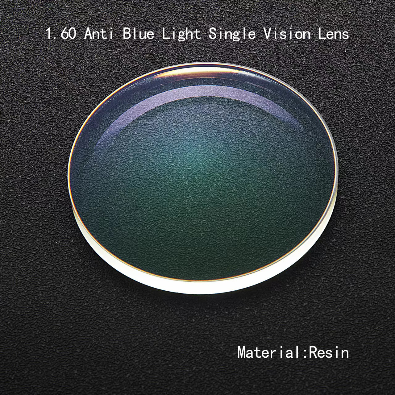 1.60 Anti Blue Light AR Coating Ophthalmic Lenses Finished Single Vision Lenses Glasses