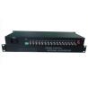 Buy cheap 16 Channel Fiber Optic Media Converter With BIDI Data 1310 / 1550NM Wavelength from wholesalers