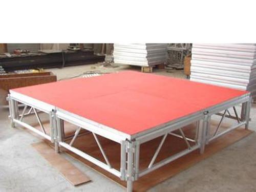 Quality 1.22*1.22mm Adjustable Aluminum Movable Plywood / Glass For Wedding / Show for sale