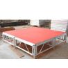 Buy cheap 1.22*1.22mm Adjustable Aluminum Movable Plywood / Glass For Wedding / Show from wholesalers
