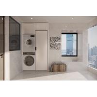 Buy cheap Beige Stainless Steel Tall Laundry Room Cabinets Sleek Design Practical Features product