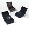 Buy cheap Matte Black Ornaments Jewelry Paper Boxes , Cardboard Watch Box from wholesalers