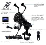 Universal QC3.0 5W Motorcycle Wireless Charger Mount For Huawei