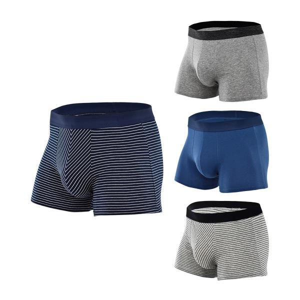 Buy cheap Knitted Men Boxer Shorts Breathable Soft Boxers Male Cotton Underwear from wholesalers