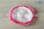 Pink Color Microfiber Small Chenille Round Shaped Car Cleanng Accessories Car