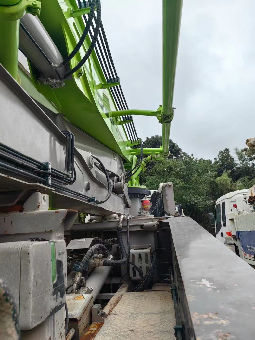 Used Concrete Pump Truck 43 M 2021, The Car Is in Good Condition