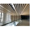 Buy cheap fireproof Aluminum U Baffle Ceiling 300*15*3000mm For Shopping Mall from wholesalers