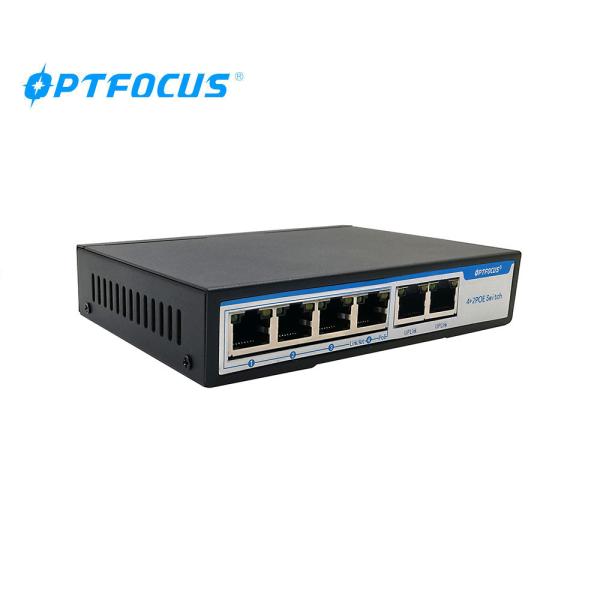 Buy cheap Poer Over Ethernet POE Switch 4 Ports 10 / 100M Switch ftth application from wholesalers