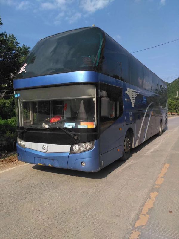 11m Used Double Decker Buses with 60 Seats and Left Side Steering Wheel at Affordable