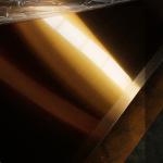 AISI 304 0.6mm Rose Gold Color Stainless Steel Coil Hailine Surface Finish