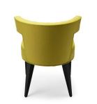 French solid birch wood dining chair dining room chair hotel luxury dining chair