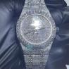 Buy cheap Bust Down VVS Moissanite Diamond Iced Out Luxury Watch Swiss Clone Automatic Movement Wrist from wholesalers
