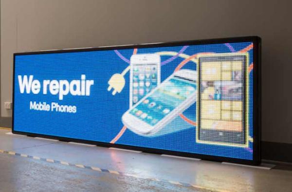 Buy cheap Video Programmable LED Sign Board P10 Window Installation 600w from wholesalers