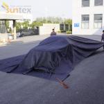Gray Color Suntex Car Fire Blanket Thermal Resistance 550℃/1000℃