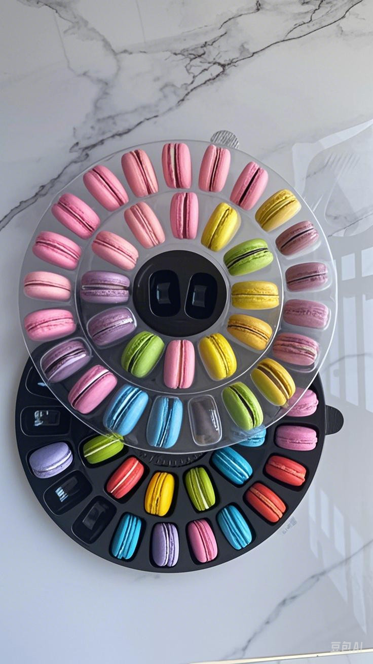 Supply Macaron 24 packaging Macaron trays Macaron paper boxes Macaron plastic trays Macaron gift boxes Macaron cartons
