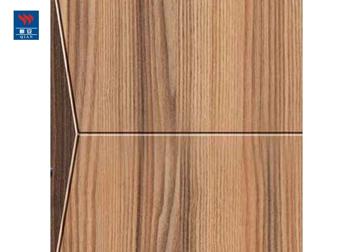 Eco- Friendly Material Interior Modern Solid Wooden Door PVC With Trims Frame Unit