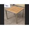 Buy cheap Stainless Steel Solid Wooden Outdoor Furniture High End With OEM / ODM Special Offer from wholesalers