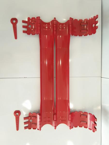 Buy cheap Dual Channel ESP Cable Protectors / Pump Punching Cable Protector Customized Size from wholesalers