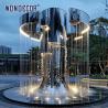 Buy cheap Large Outdoor Stainless Steel Modern Sculpture Minimalist Abstract Shaped Tree from wholesalers