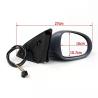 Buy cheap VW Car Fitment Side Mirror Assembly 1K1857507BG 1K1857508BG for Sagitar Golf MK5 Jetta from wholesalers