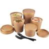 Buy cheap Heat Resistance 8oz Kraft Soup Container Paper To Go Bowls Customised from wholesalers