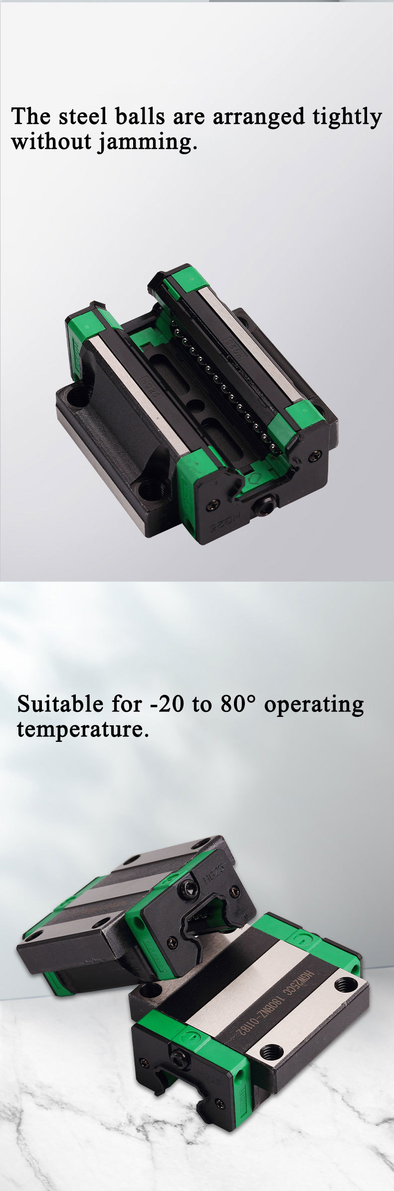 Low Friction Precision Slide Rails Corrosion Resistant Linear Guide Customized