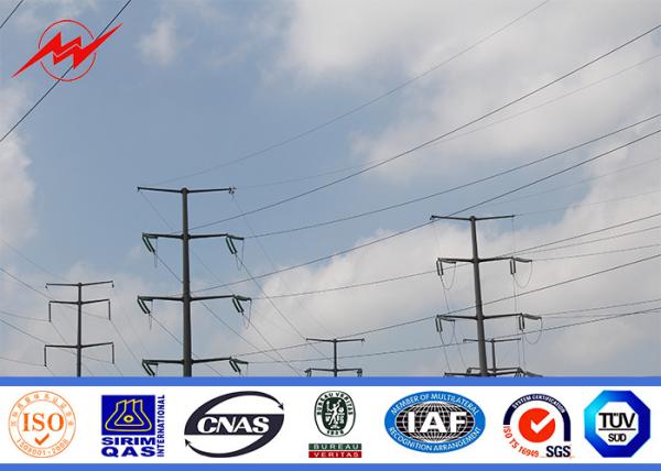 Buy cheap 69 kv 75 FT Galvanized Steel Transmission Poles Electrical Power Pole 1mm - 30mm from wholesalers