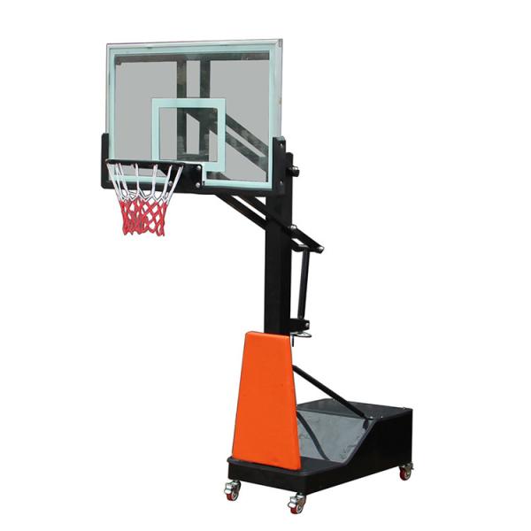 Quality 3.05M Height Basketball Hoop Stand With Aluminum Frame Customized Color for sale