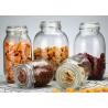 Buy cheap Round Sealable Shape Glass Jars Empty Transparent Glass Jar With Lid from wholesalers