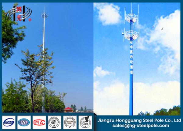 Buy cheap Long Lifetime Hot Dip Galvanized Telecommunication Towers For Mobile Phone from wholesalers