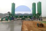 HZS75 Wet Mix Stationary Concrete Batching Plant / Concrete Mixing Plant