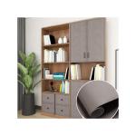 Decorative Wood Color Furniture Sticker with Embossed Design Mildewproof