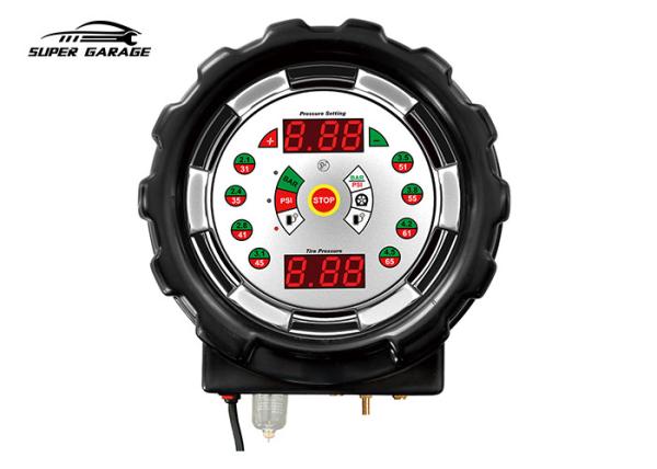 Buy cheap Grey Automatic Tyre Inflator 30W 12 Bar 320*350*95mm Dimensions from wholesalers
